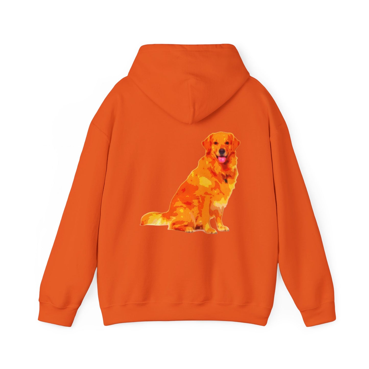 Vibrant Golden Retriever Hoodie, Pet Lover Gift, Cozy Sweatshirt, Animal Art Apparel, Dog Mom Outfit, Christmas Wear, Cute Canine Fashion