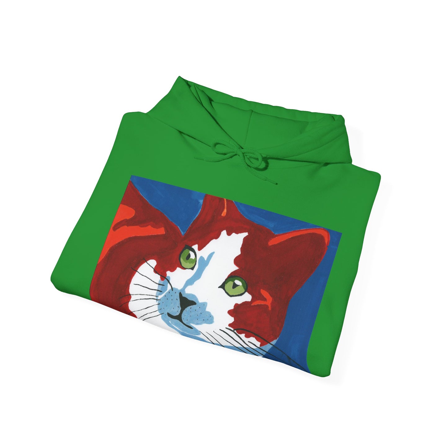 Artistic Cat Hoodie - Unisex Heavy Blend™ Sweatshirt