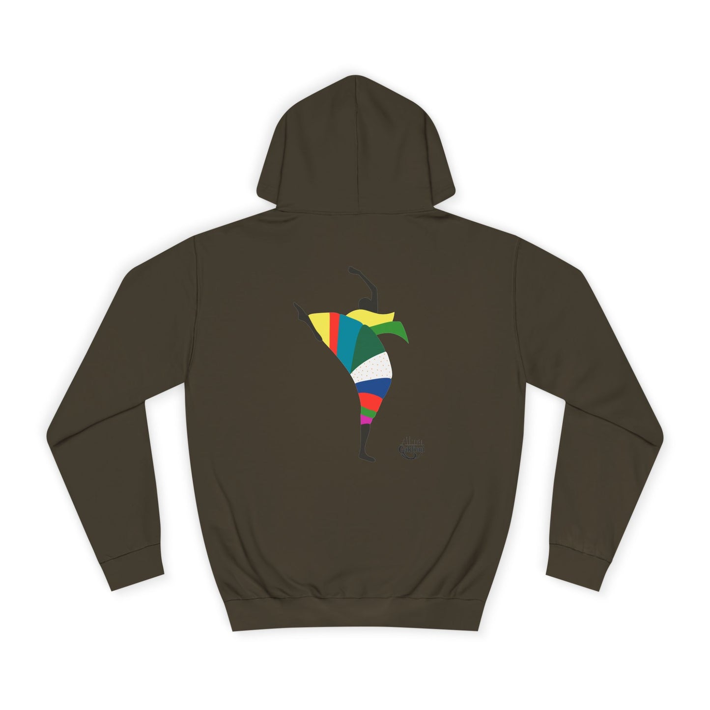 Colorful Dancer Unisex College Hoodie - Stylish Daily Wear