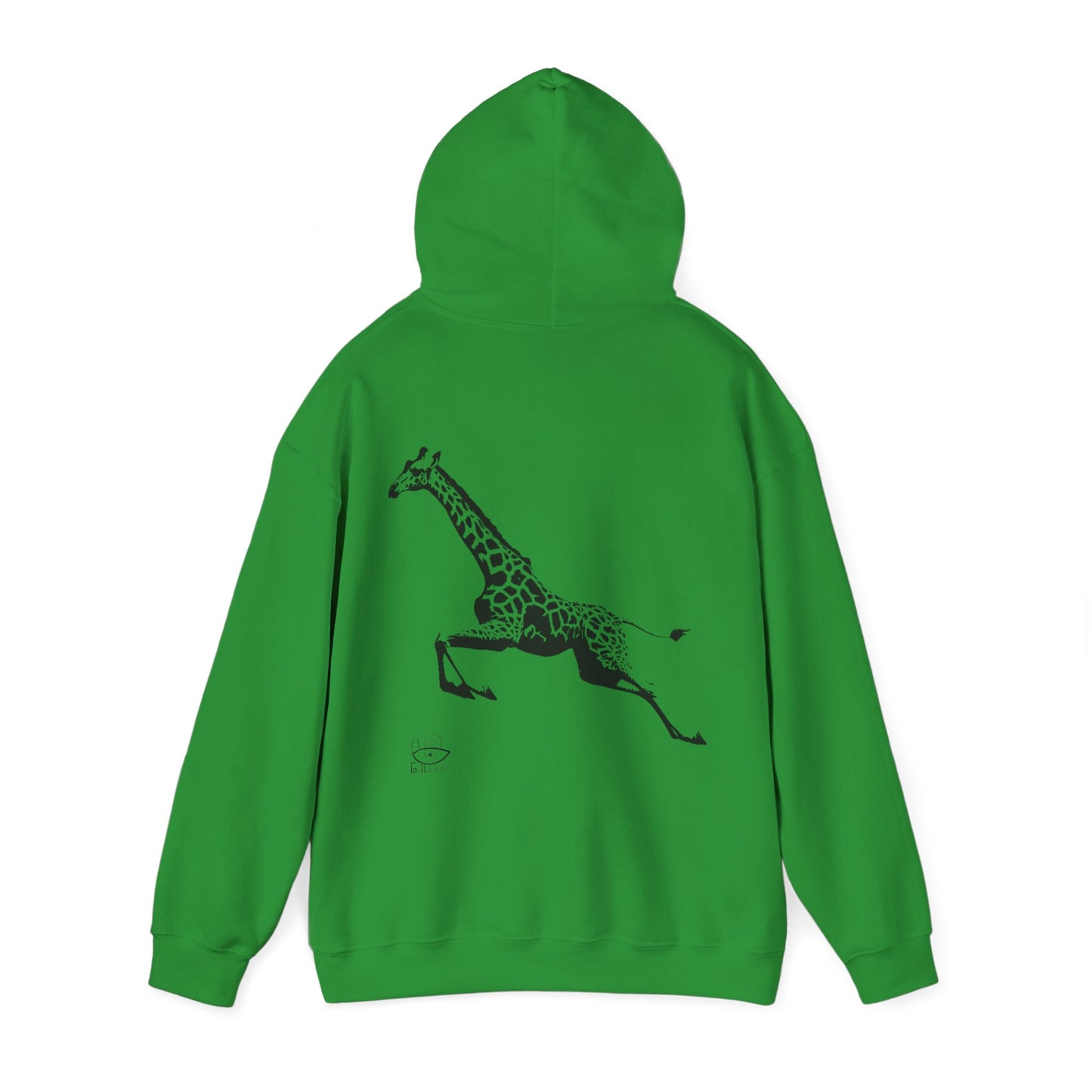 Giraffe Print Hoodie - Cozy Gift for Animal Lovers, Unisex Sweatshirt, Wildlife Fashion, Nature Gift, Unique Apparel