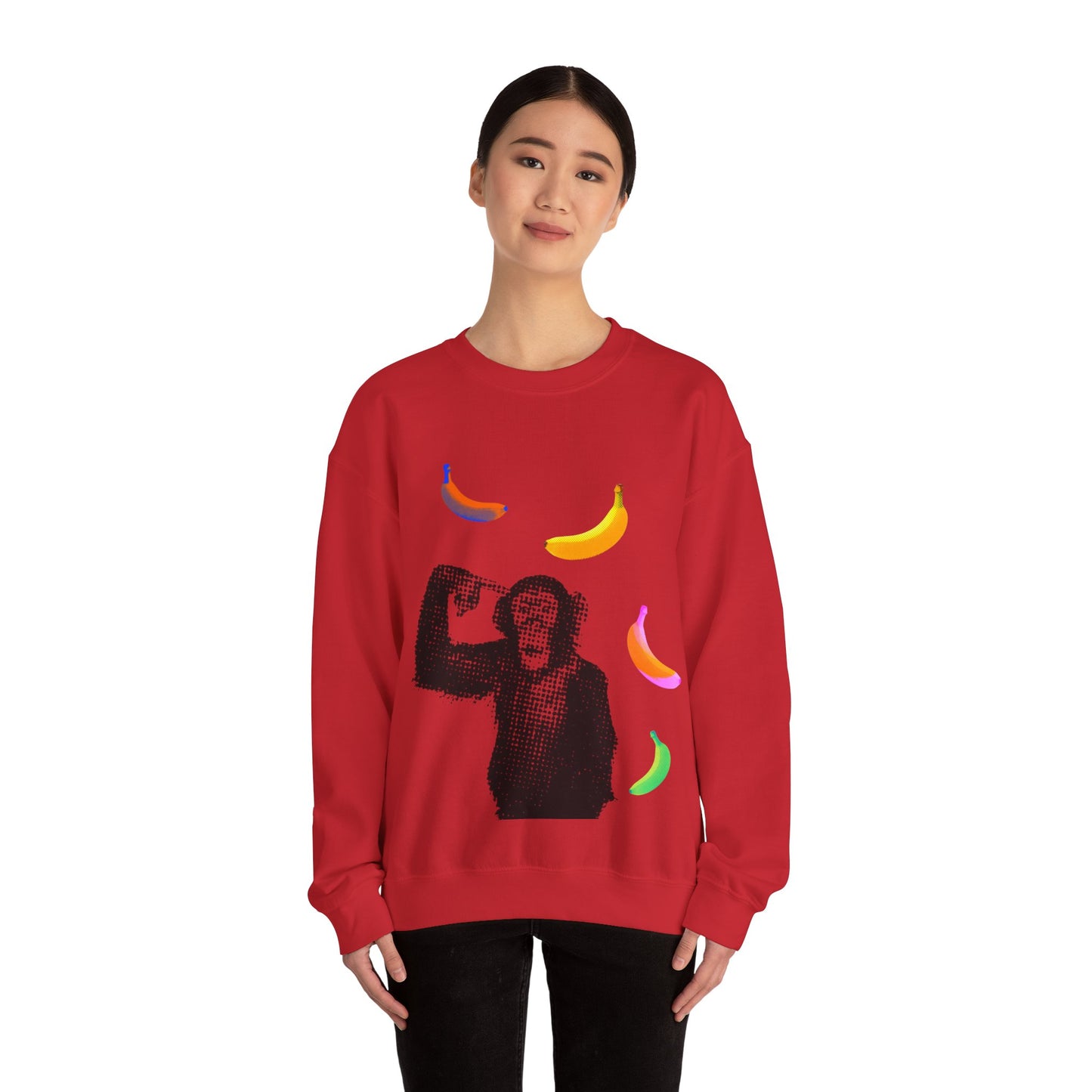 Pop Monkey Unisex Heavy Blend™ Crewneck Sweatshirt