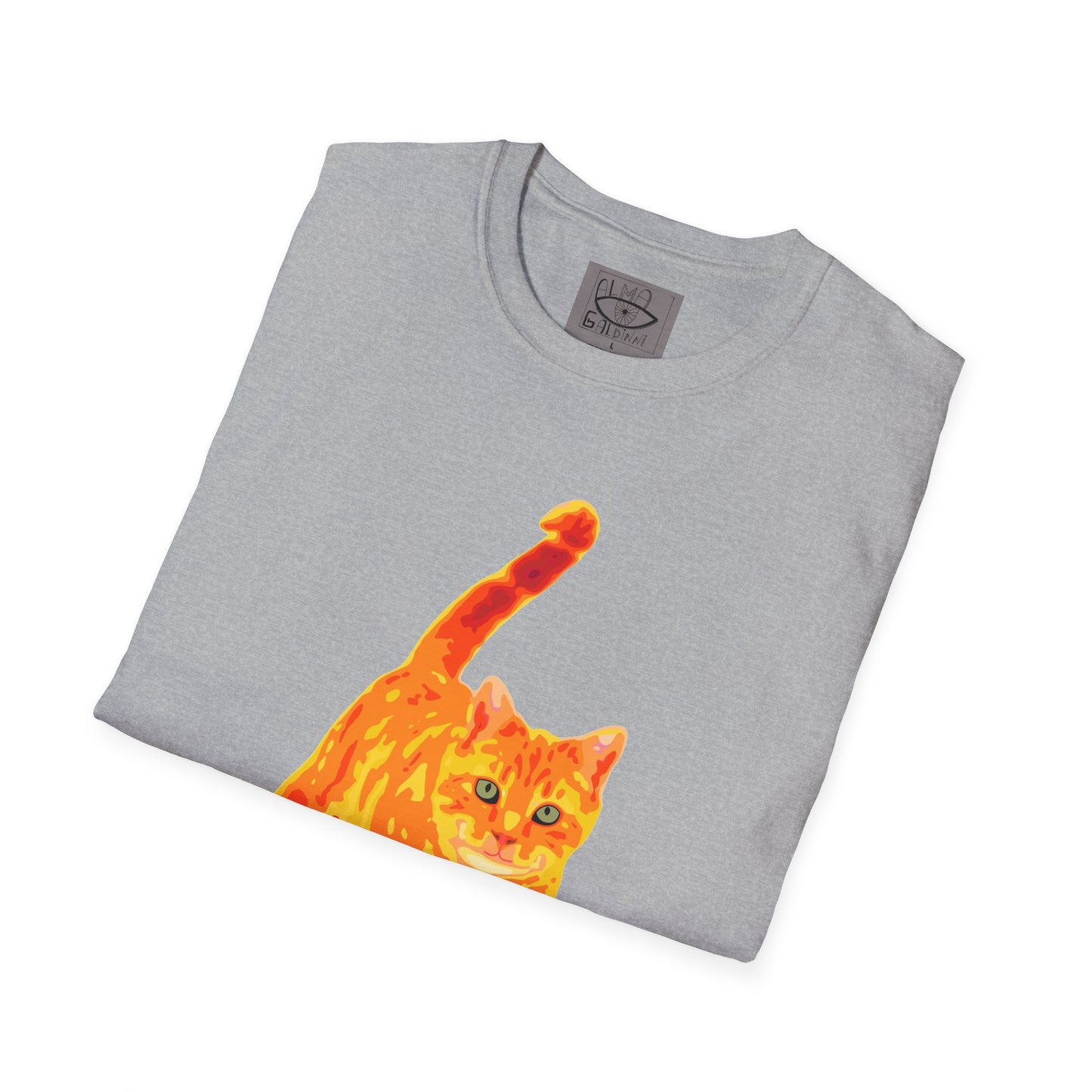 Bright Ginger Cat Unisex Softstyle T-Shirt
