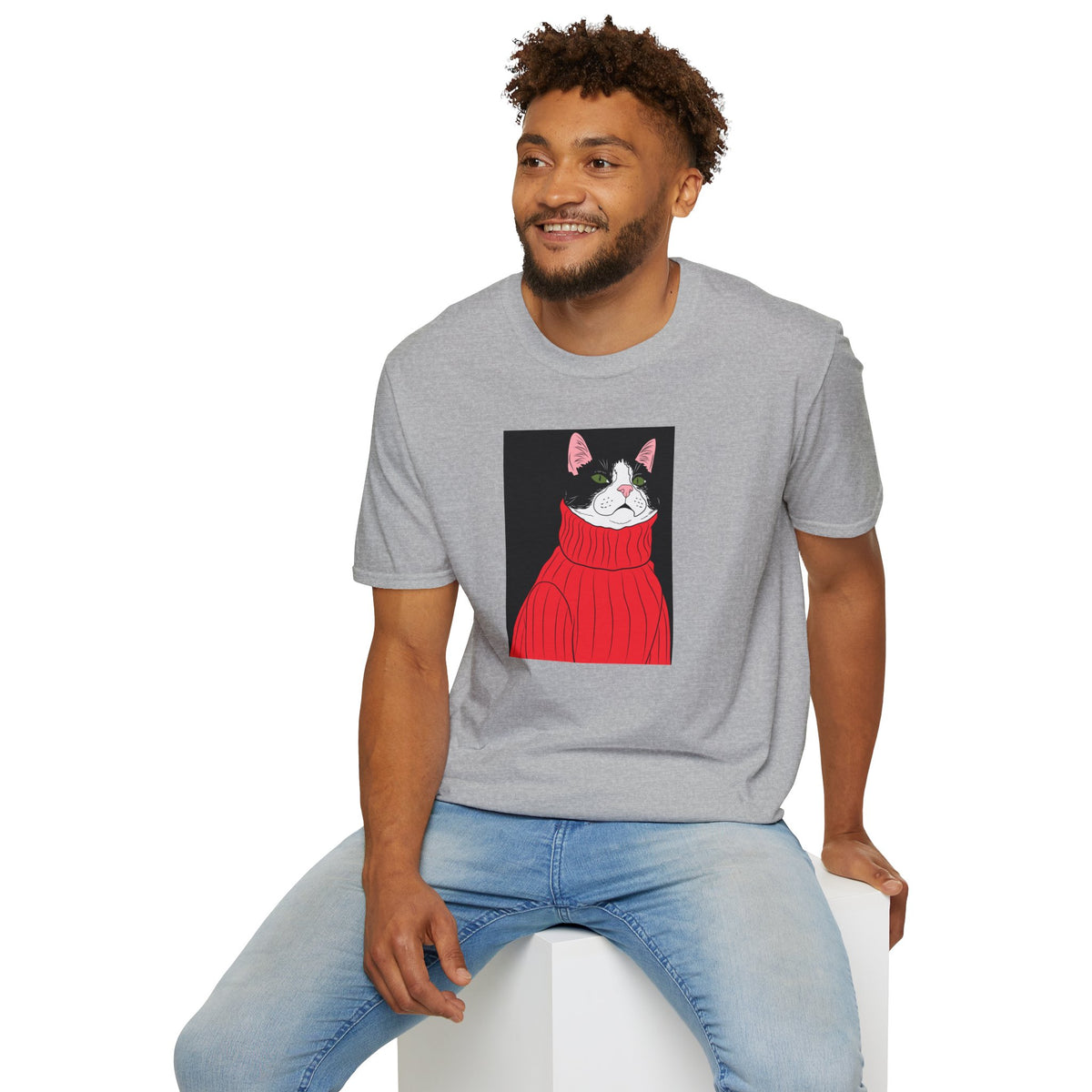 Lazy Cat Unisex Softstyle T-Shirt