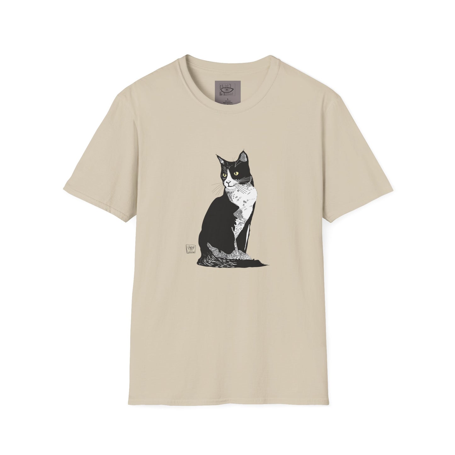 Sexy Black Cat Unisex Softstyle T-Shirt