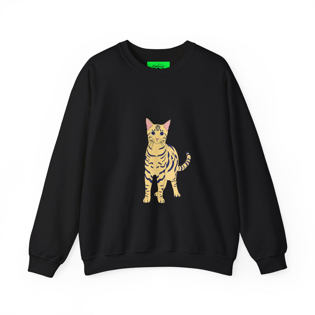 Bengal Cat cartoon Unisex Heavy Blend™ Crewneck Sweatshirt