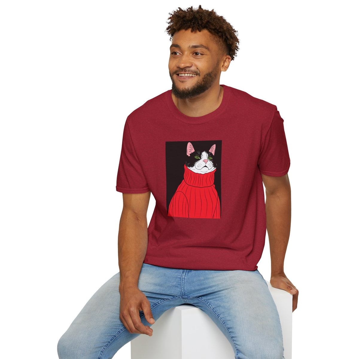 Lazy Cat Unisex Softstyle T-Shirt