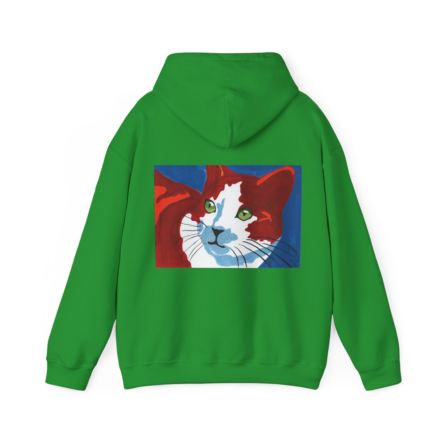 Artistic Cat Hoodie - Unisex Heavy Blend™ Sweatshirt