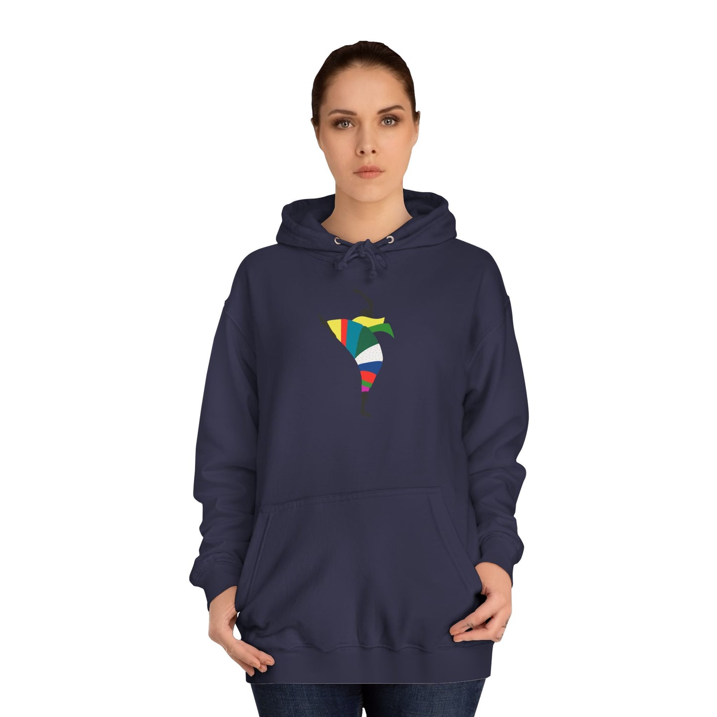 Colorful Dancer Unisex College Hoodie - Stylish Daily Wear