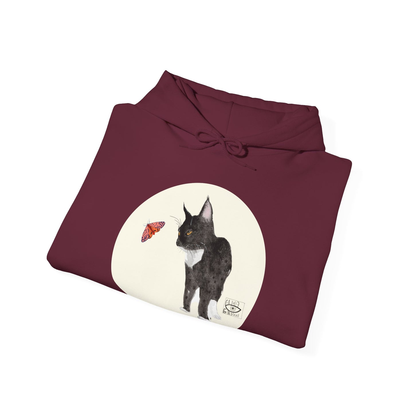 Cat-Inspired Heavy Blend Hoodie, Cozy Animal Sweatshirt, Pet Lover Gift, Unisex Graphic Hooded Sweatshirt, Cute Cat Apparel, Perfect [...]