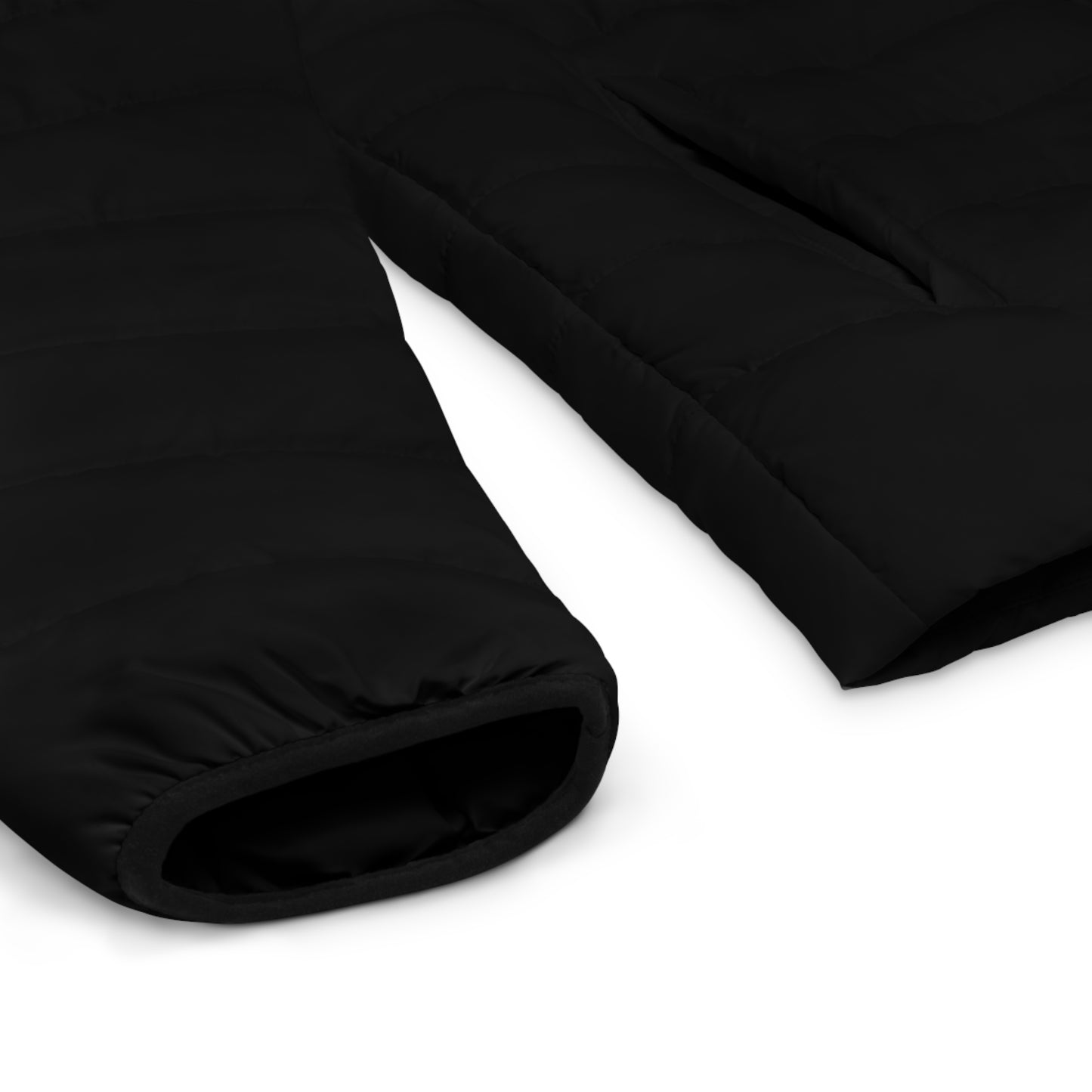 Art Nouveaux blue Tiger Men's Puffer Jacket (AOP)