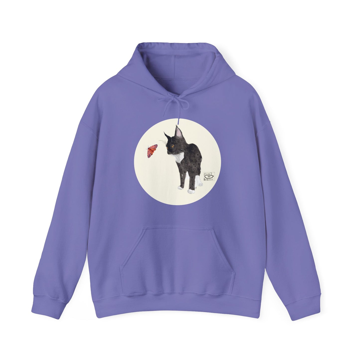 Cat-Inspired Heavy Blend Hoodie, Cozy Animal Sweatshirt, Pet Lover Gift, Unisex Graphic Hooded Sweatshirt, Cute Cat Apparel, Perfect [...]