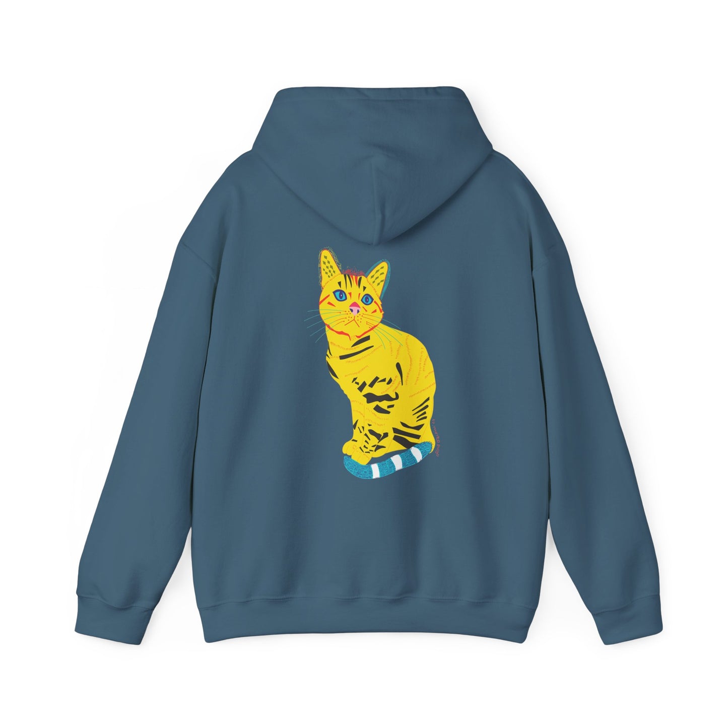 Yellow Cat Unisex Heavy Blend™ Hooded Sweatshirt