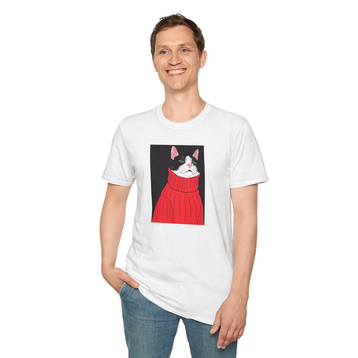 Lazy Cat Unisex Softstyle T-Shirt