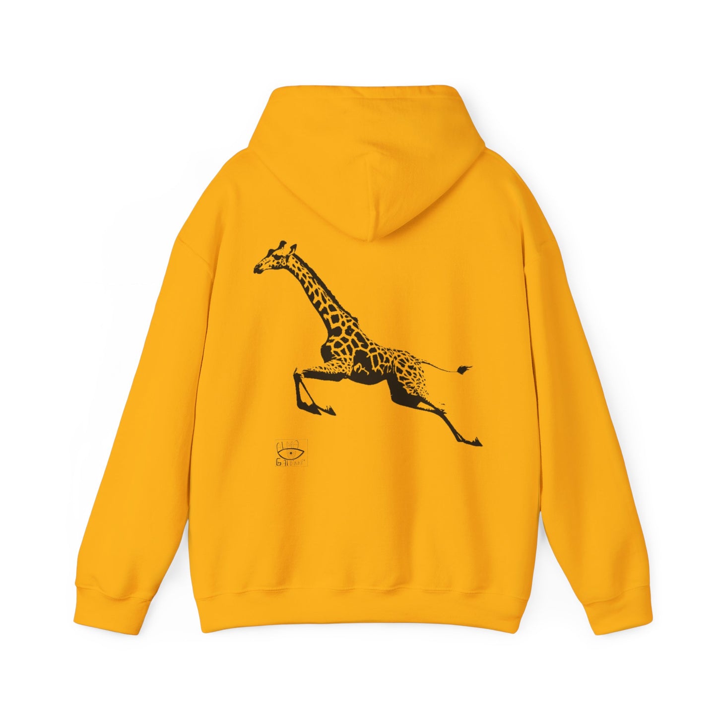 Giraffe Print Hoodie - Cozy Gift for Animal Lovers, Unisex Sweatshirt, Wildlife Fashion, Nature Gift, Unique Apparel