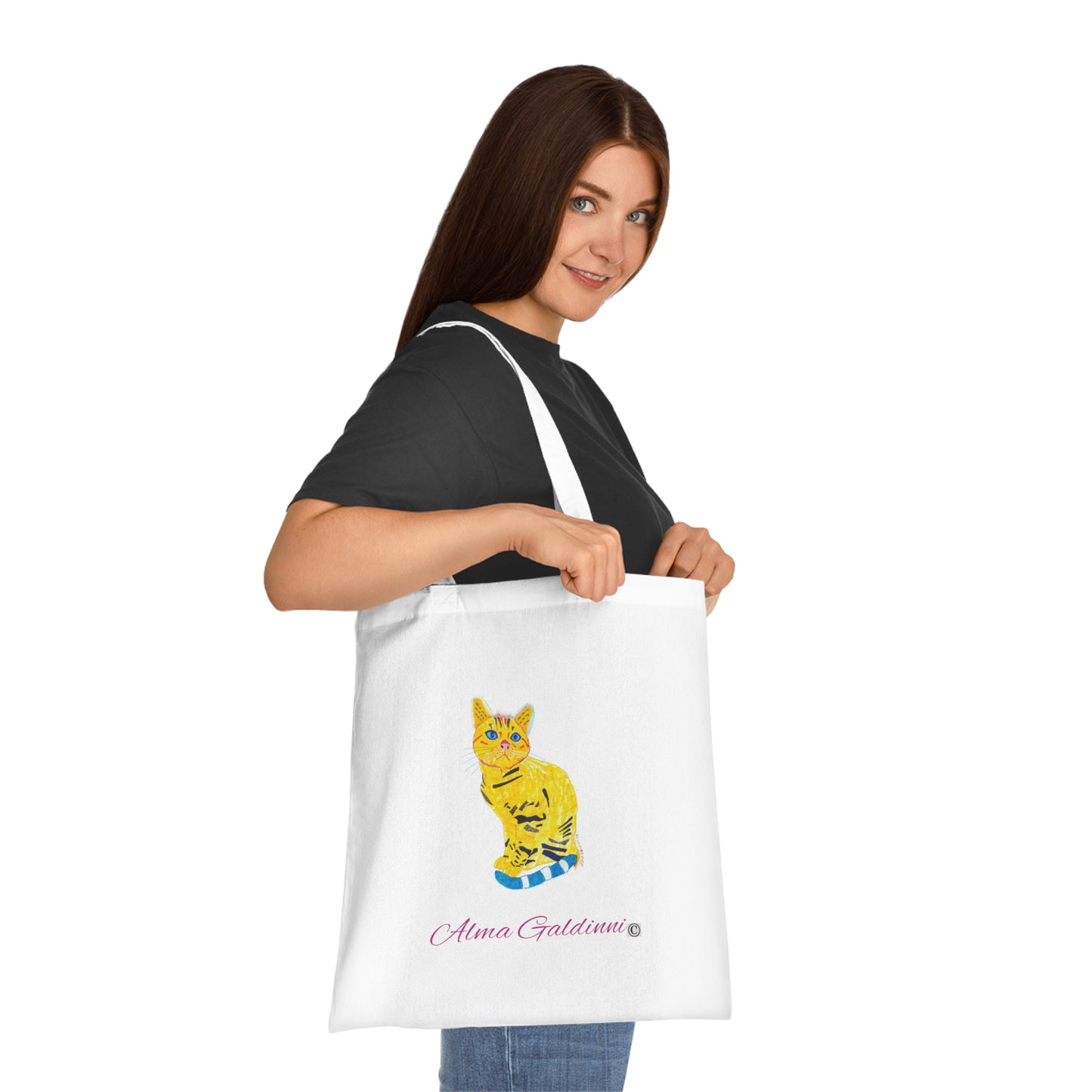 Yellow Cat Bag