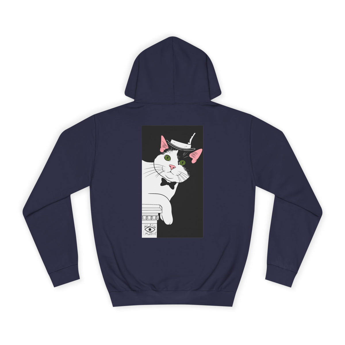 Mister Cat Unisex College Hoodie