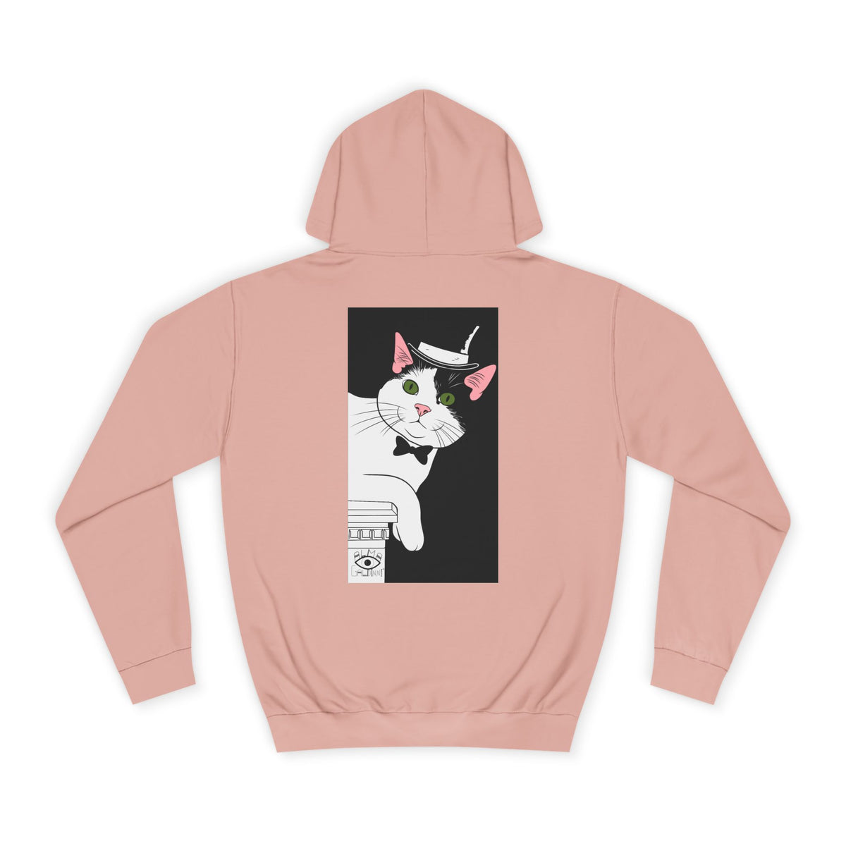 Mister Cat Unisex College Hoodie