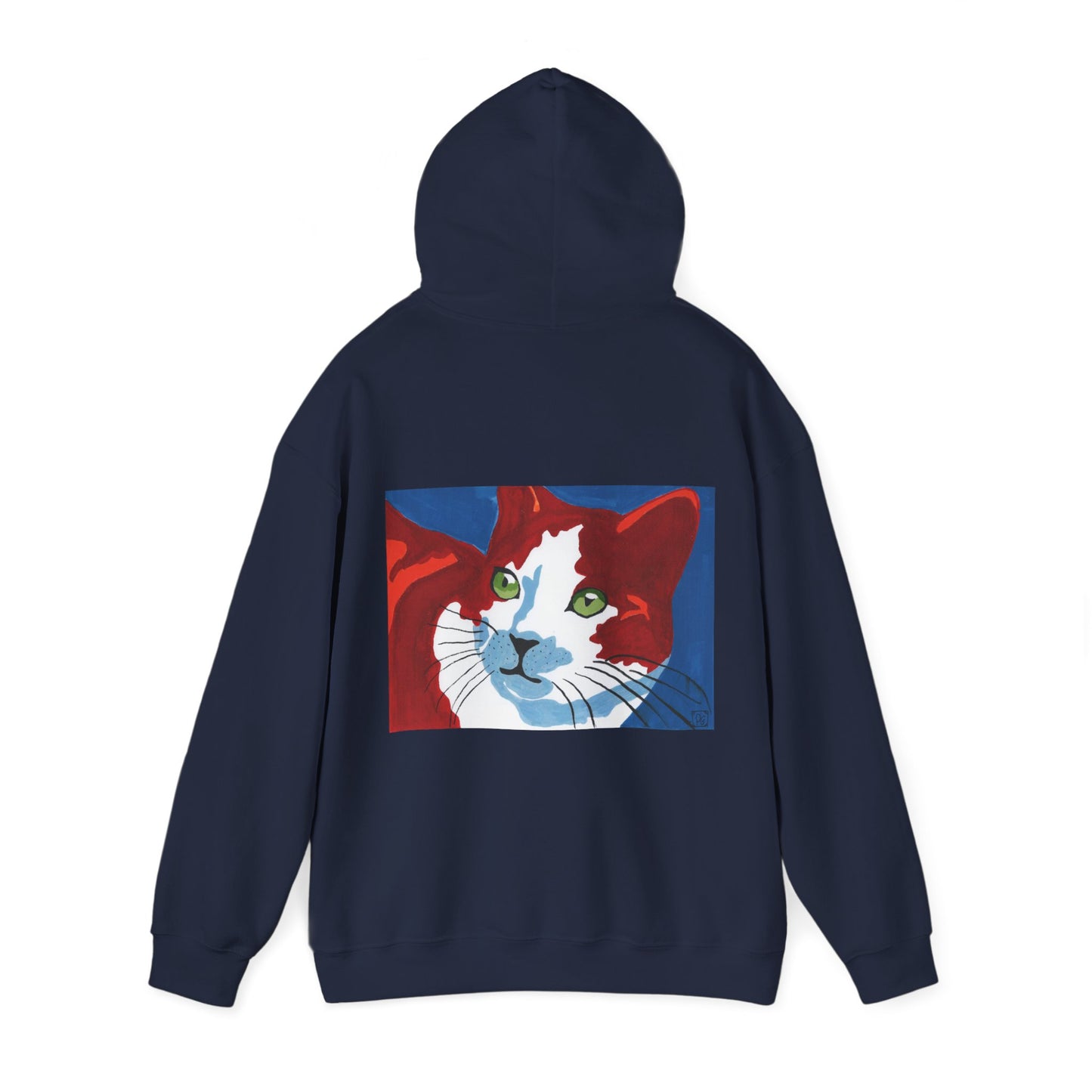 Artistic Cat Hoodie - Unisex Heavy Blend™ Sweatshirt