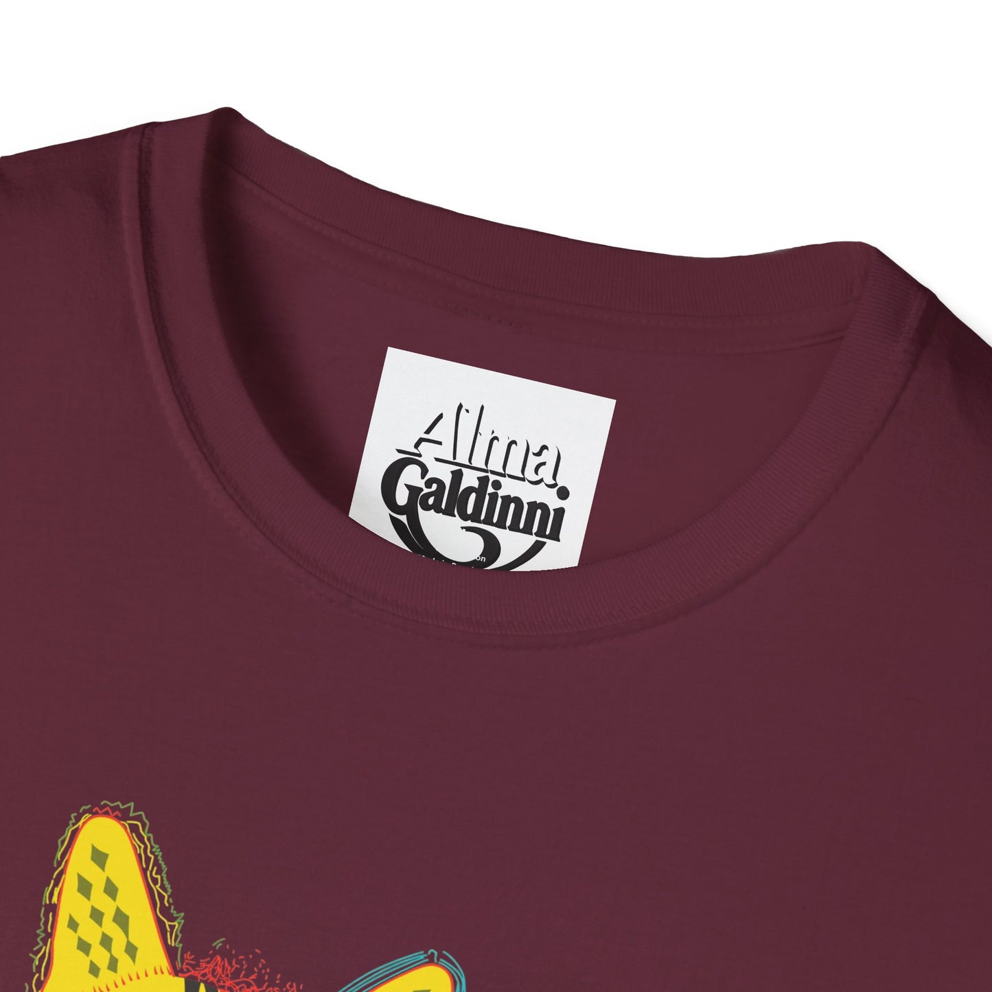Yellow Cat Unisex Softstyle T-Shirt