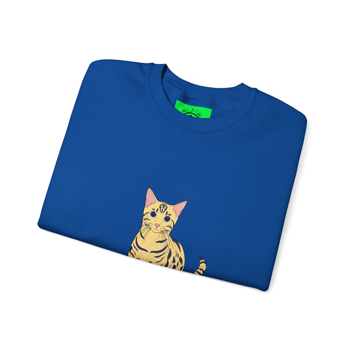 Bengal Cat cartoon Unisex Heavy Blend™ Crewneck Sweatshirt