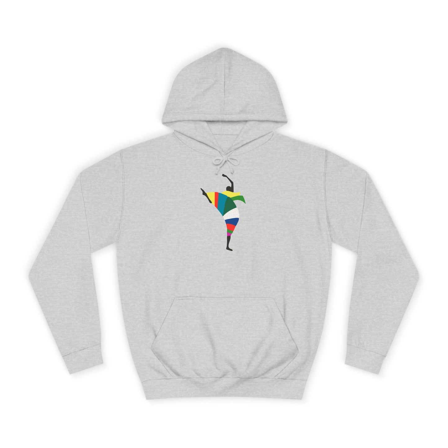 Colorful Dancer Unisex College Hoodie - Stylish Daily Wear