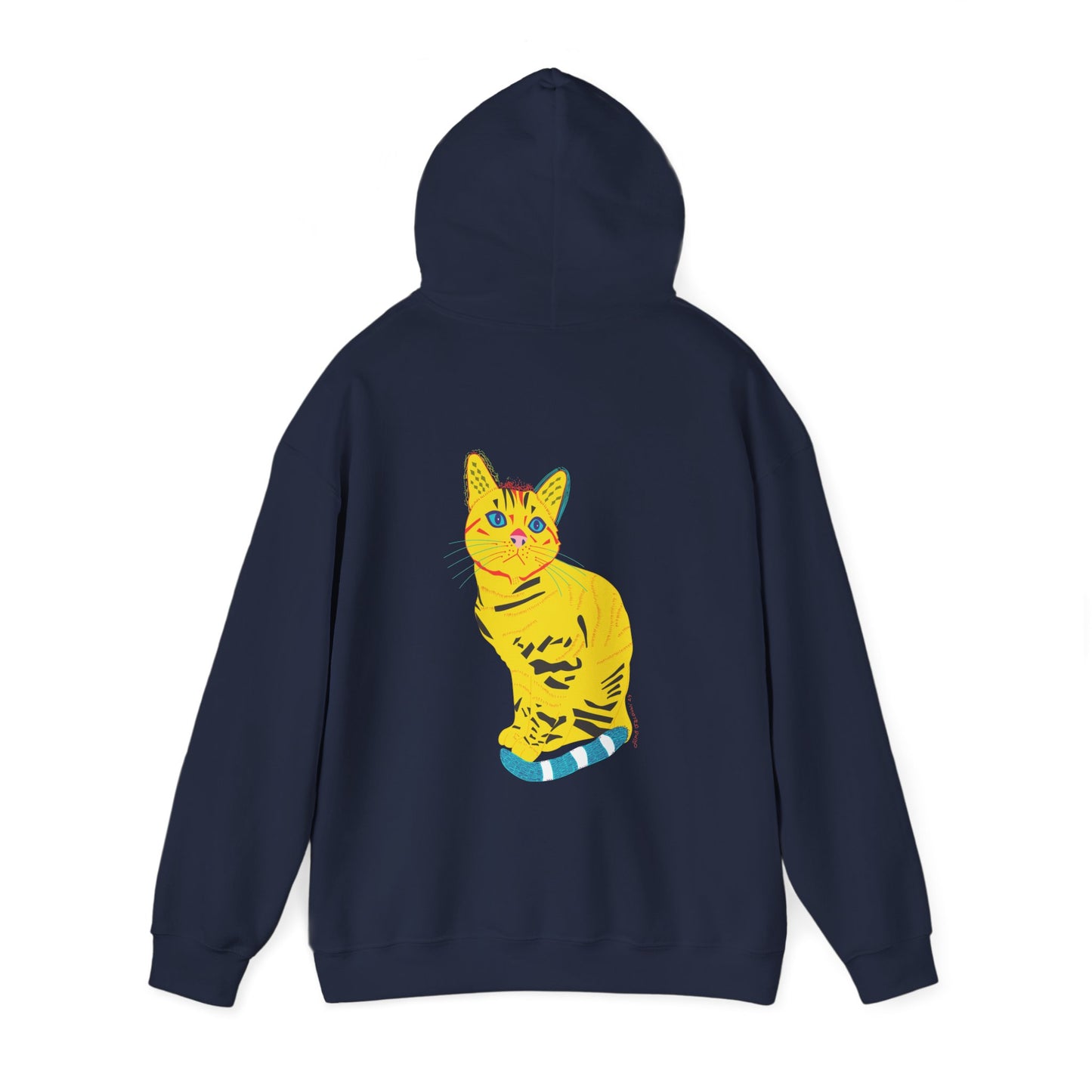 Yellow Cat Unisex Heavy Blend™ Hooded Sweatshirt