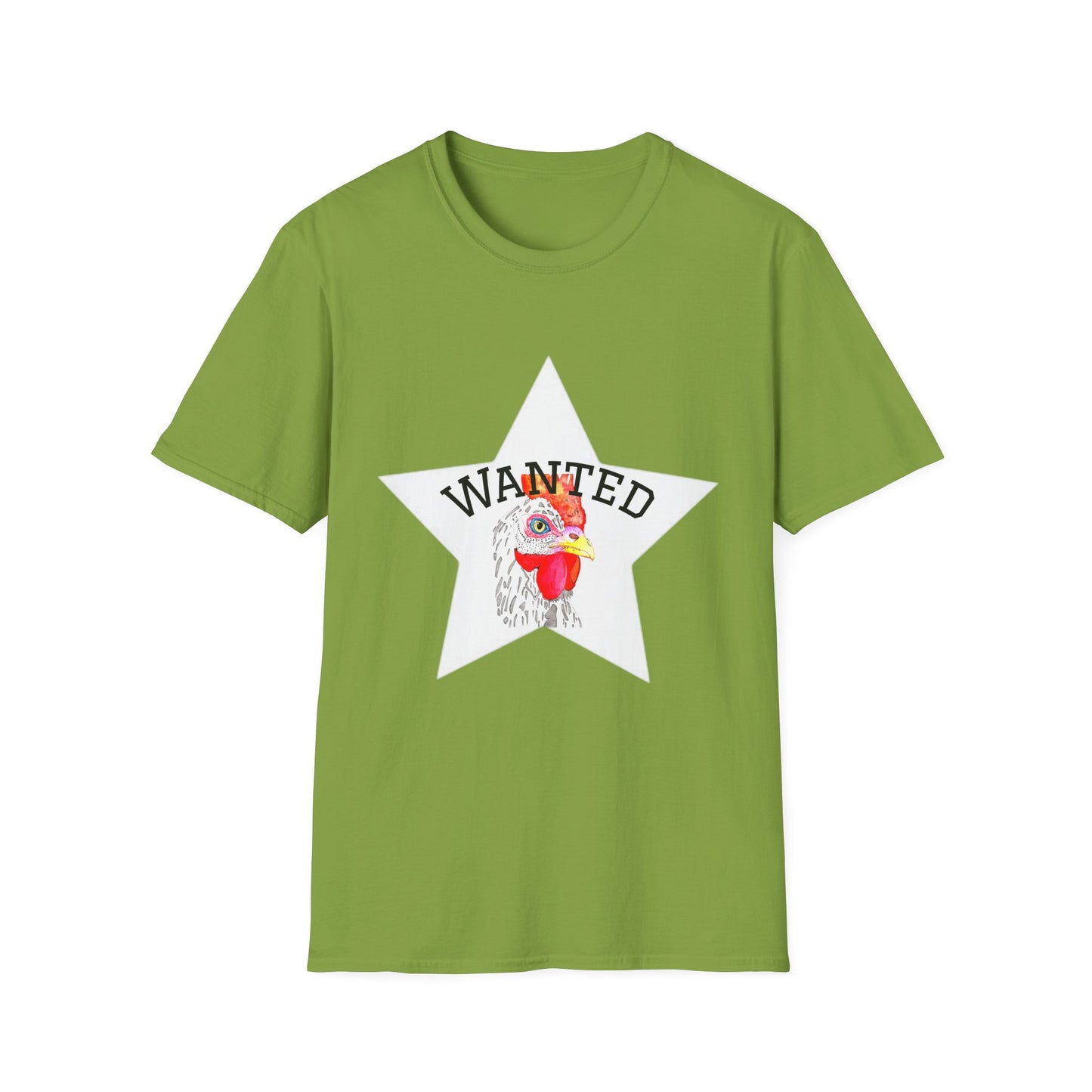 Wanted Heart T-Shirt | Unisex Softstyle Tee for Animal Lovers, Unique Gift, Casual Wear, Valentine's Day, Birthday, Fun Graphics