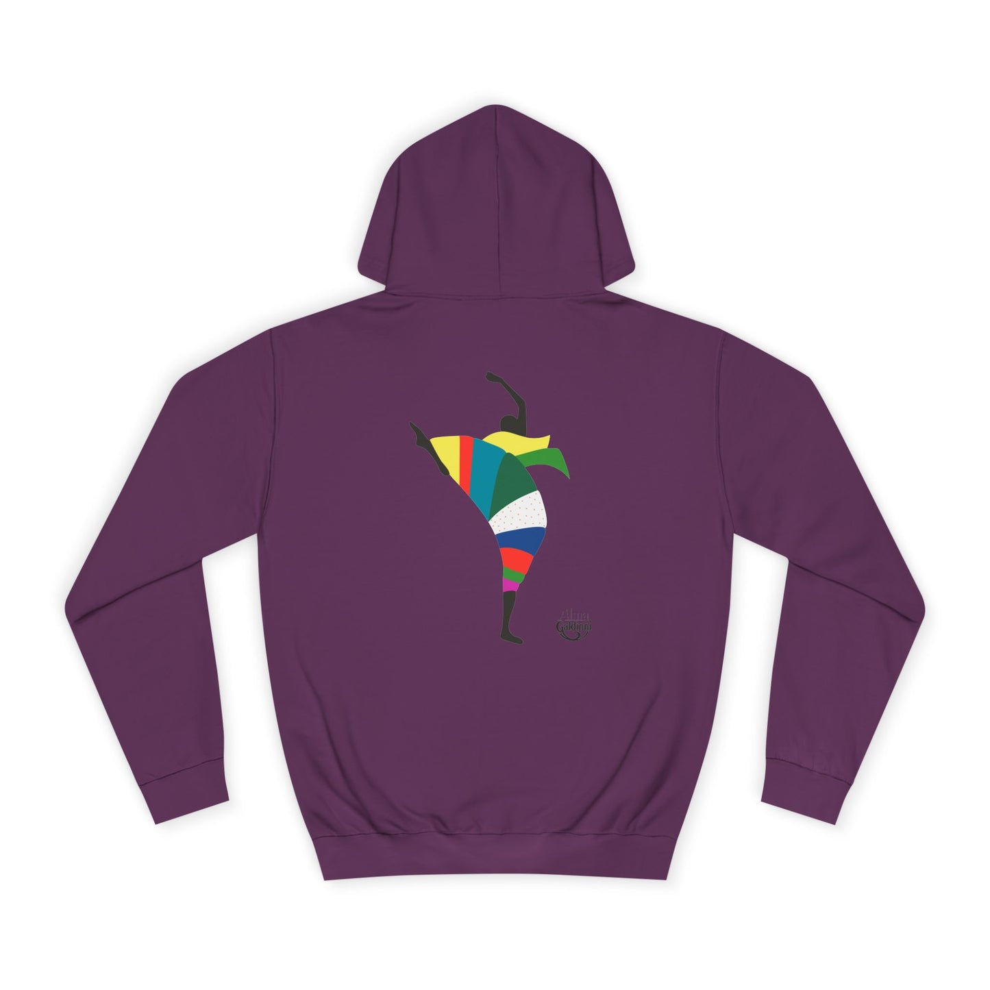Colorful Dancer Unisex College Hoodie - Stylish Daily Wear