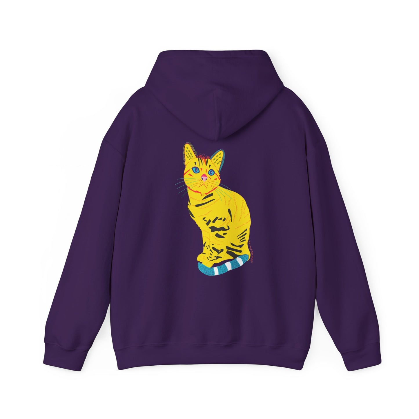 Yellow Cat Unisex Heavy Blend™ Hooded Sweatshirt