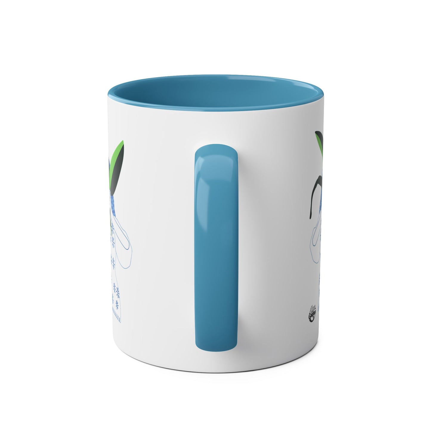 Mother Nature Two-Tone Coffee Mugs, 11oz