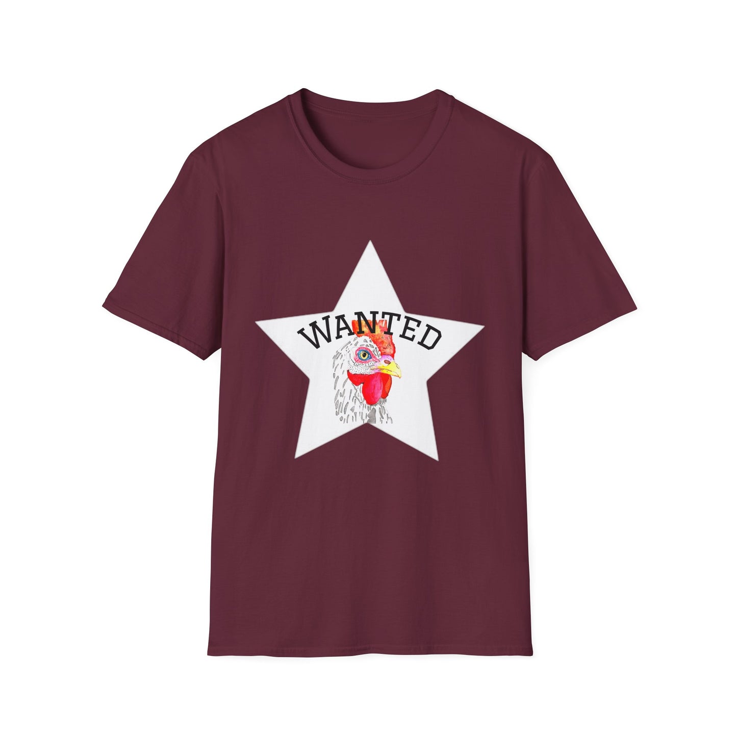 Wanted Heart T-Shirt | Unisex Softstyle Tee for Animal Lovers, Unique Gift, Casual Wear, Valentine's Day, Birthday, Fun Graphics