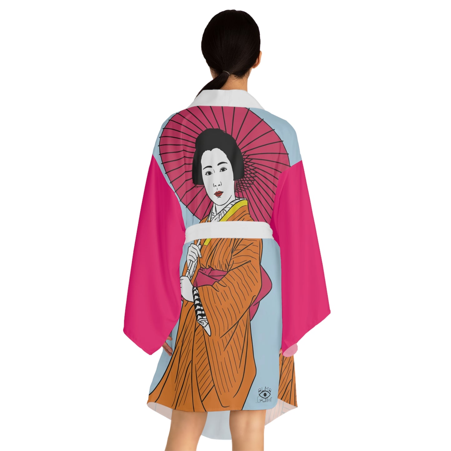 Unique Gueisha  Long Sleeve Kimono Robe (AOP)