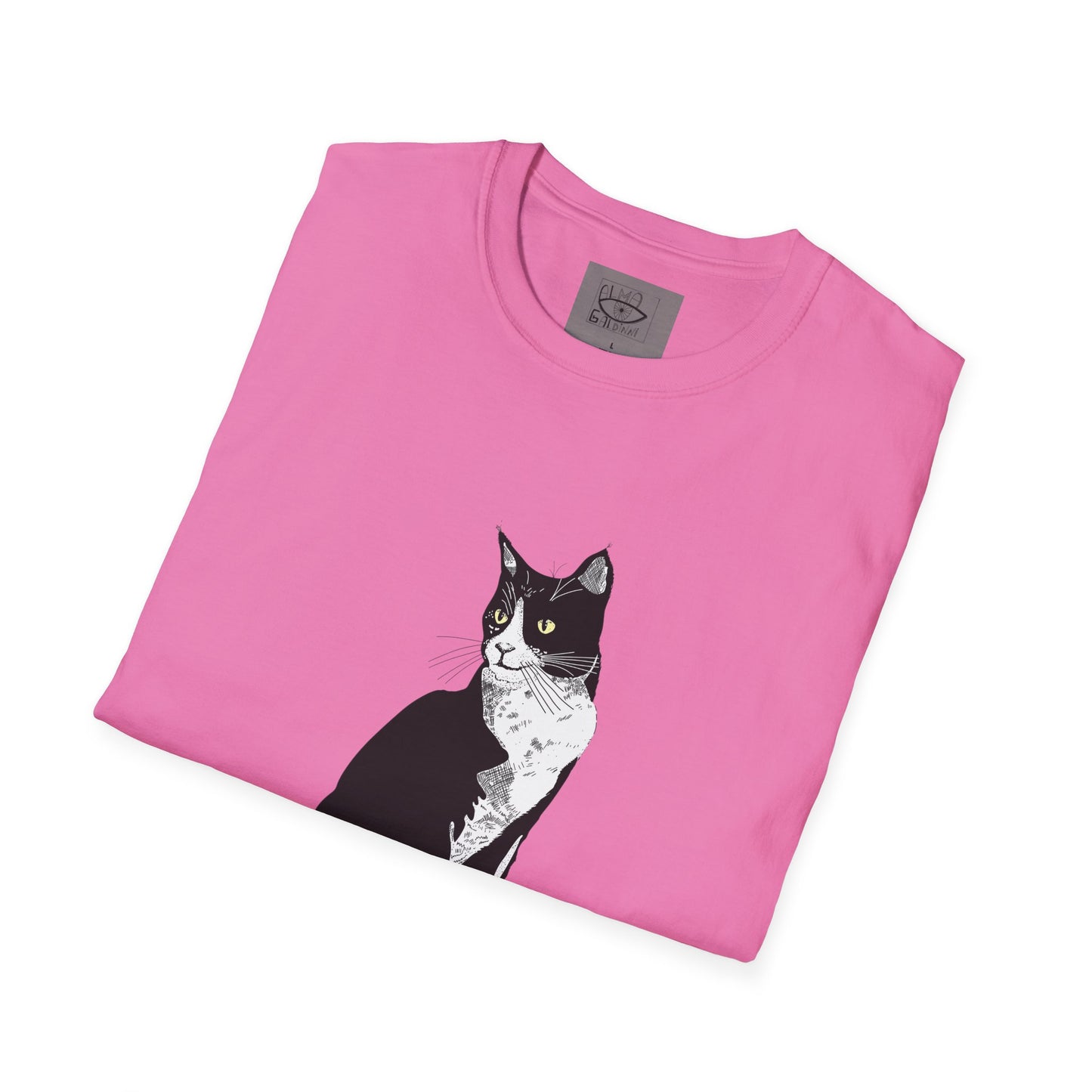 Sexy Black Cat Unisex Softstyle T-Shirt