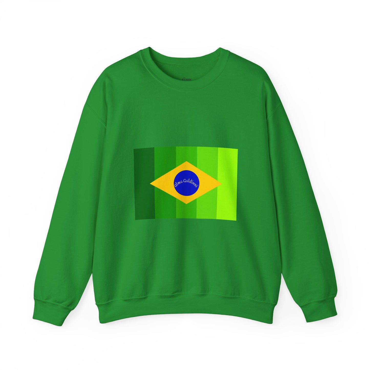 Brazilian flag Unisex Heavy Blend™ Crewneck Sweatshirt