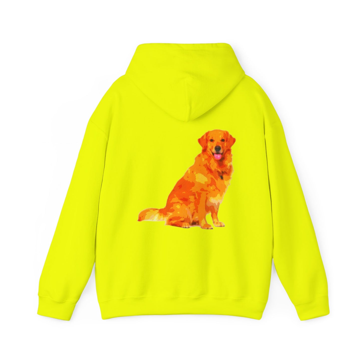 Vibrant Golden Retriever Hoodie, Pet Lover Gift, Cozy Sweatshirt, Animal Art Apparel, Dog Mom Outfit, Christmas Wear, Cute Canine Fashion