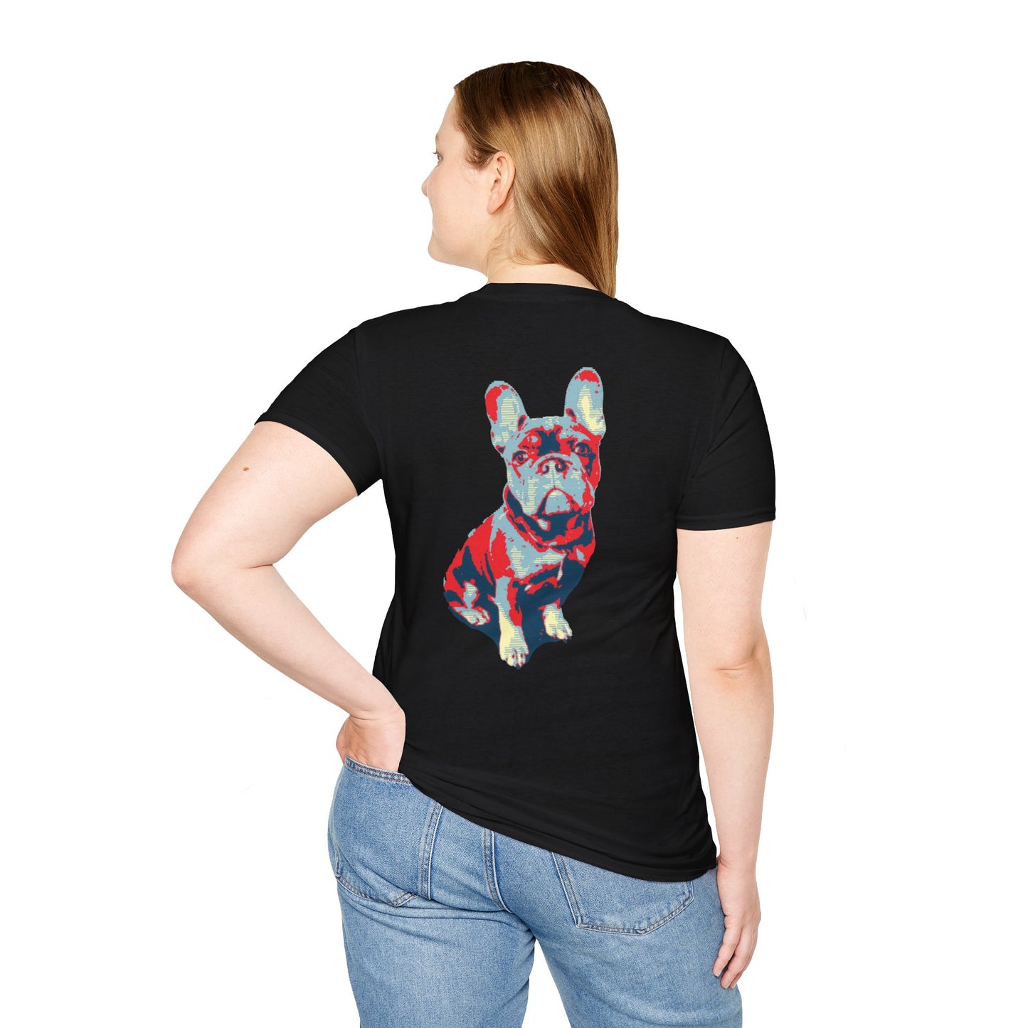 French Buldog Unisex Softstyle T-Shirt