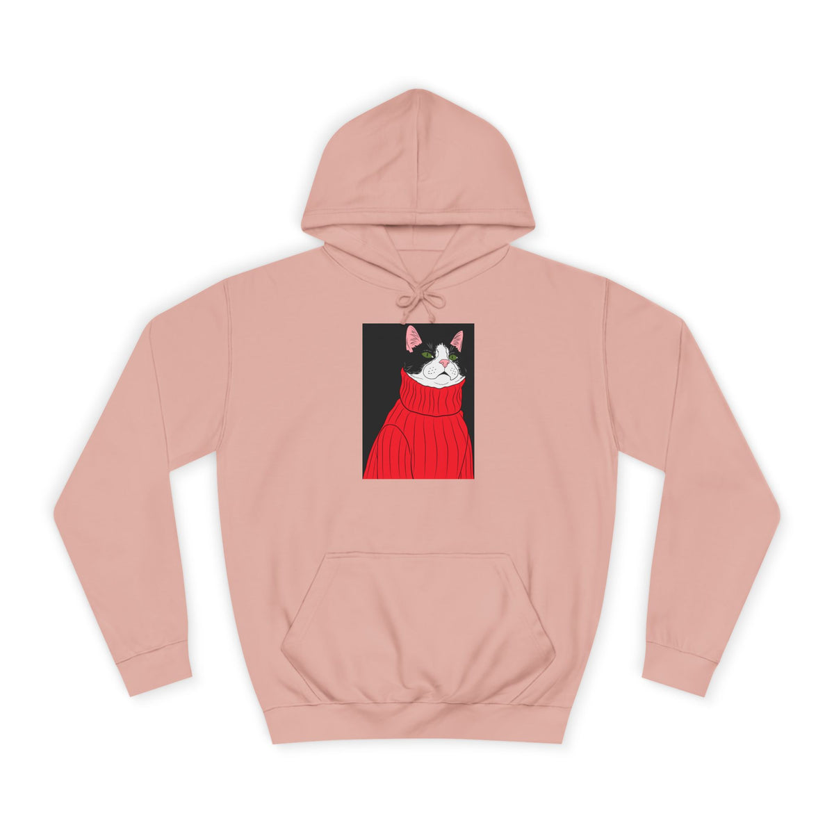 Lazy cat Unisex College Hoodie