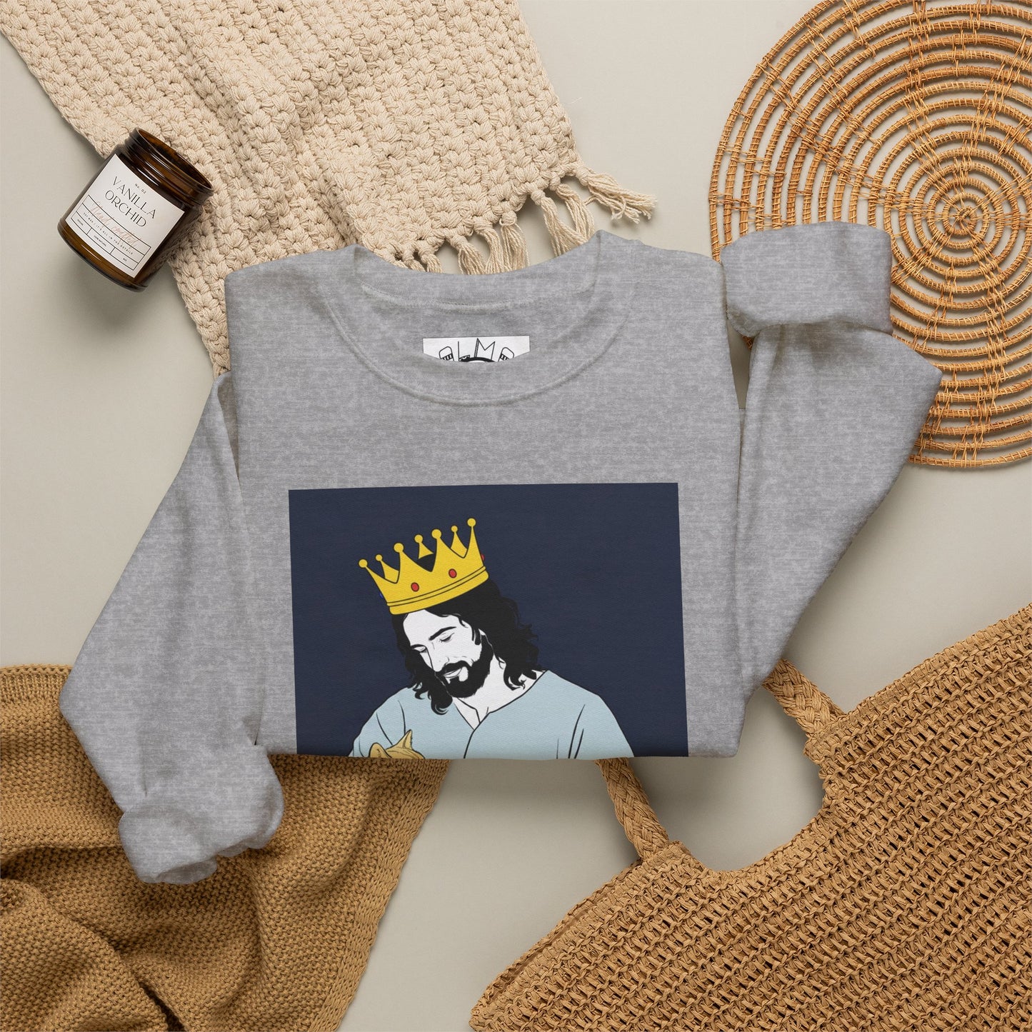Jeus and cat Unisex Heavy Blend™ Crewneck Sweatshirt
