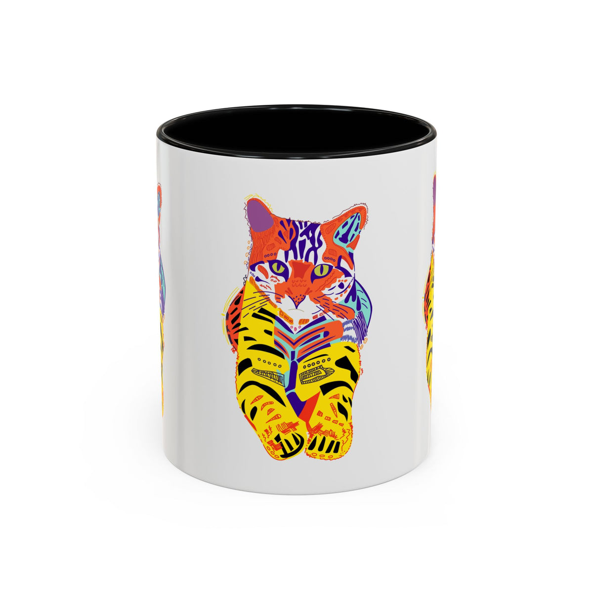 Tiger Cat Accent Coffee Mug (11, 15oz)