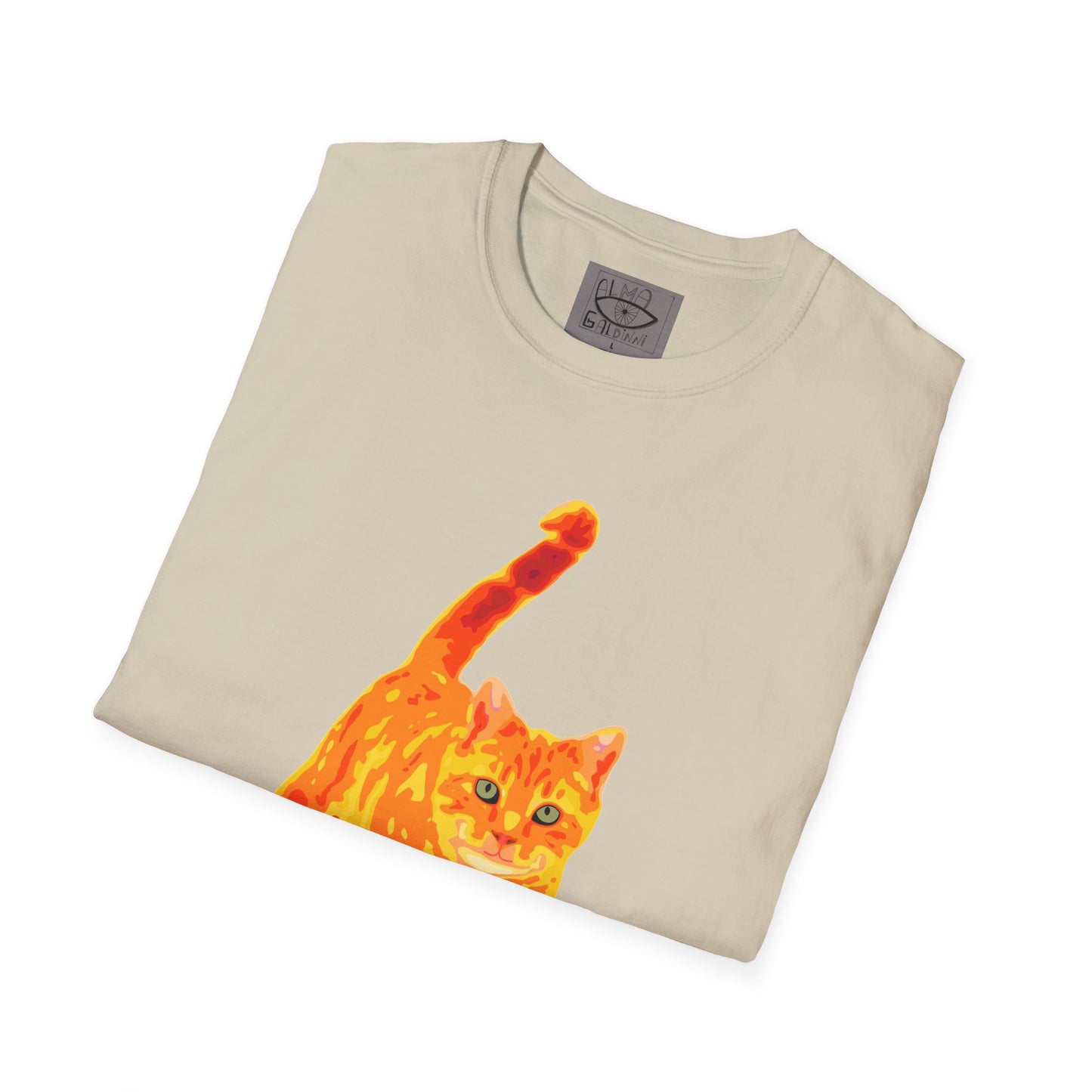 Bright Ginger Cat Unisex Softstyle T-Shirt
