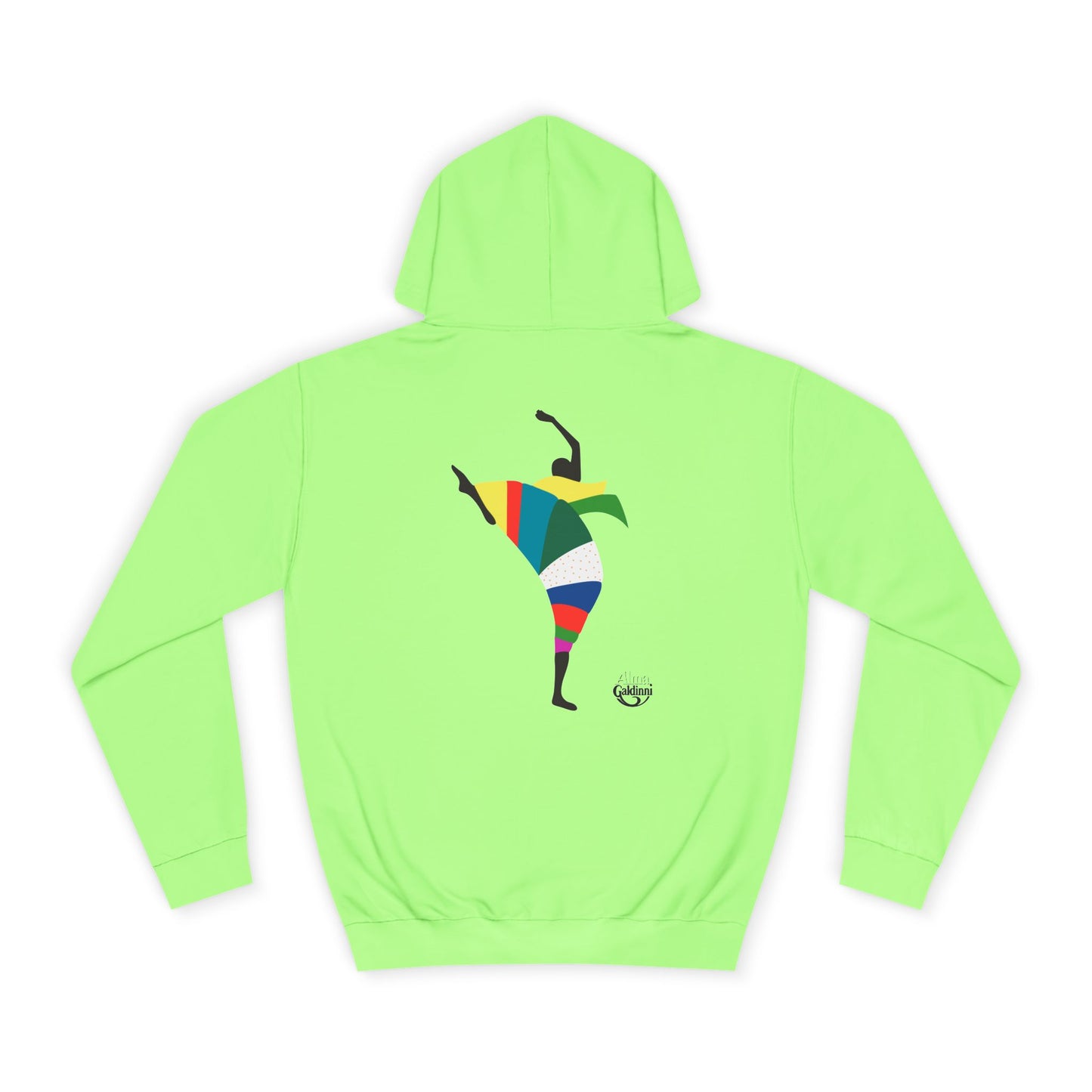 Colorful Dancer Unisex College Hoodie - Stylish Daily Wear