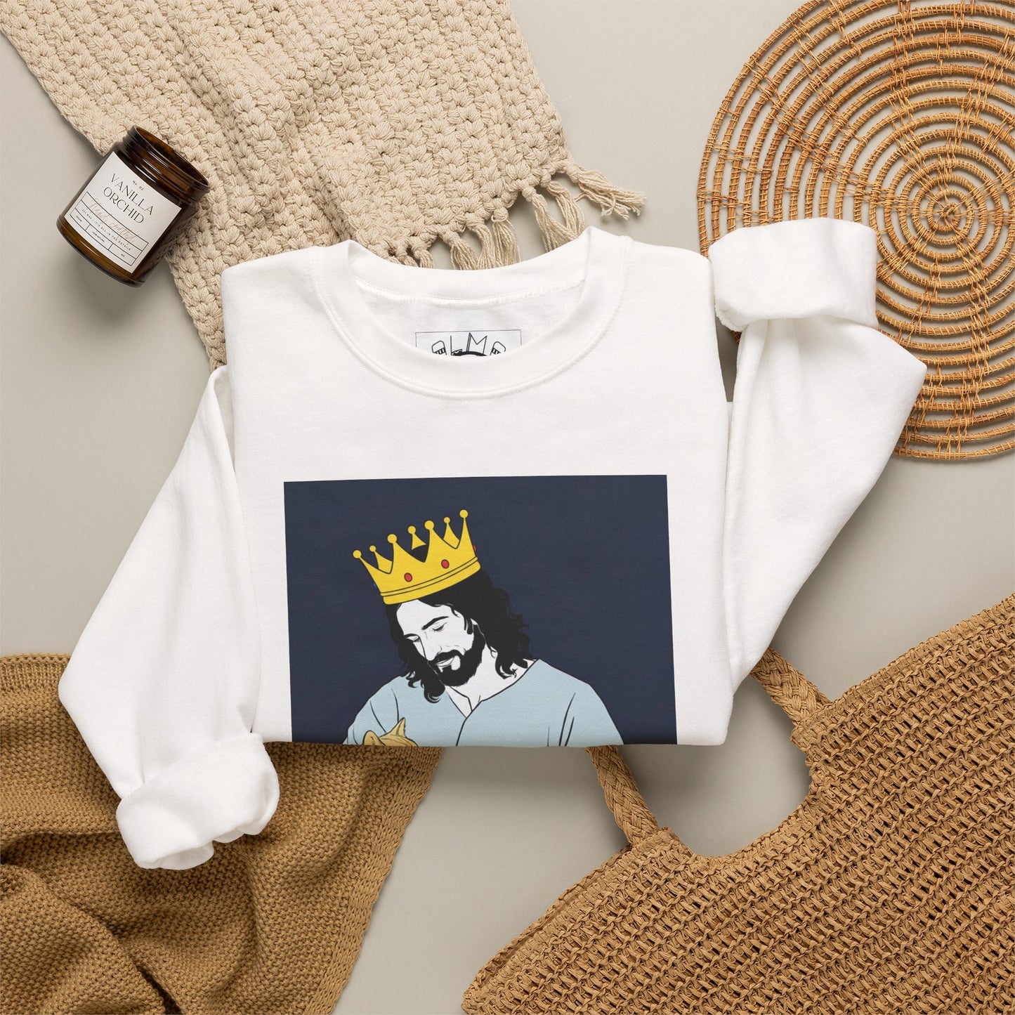 Jeus and cat Unisex Heavy Blend™ Crewneck Sweatshirt