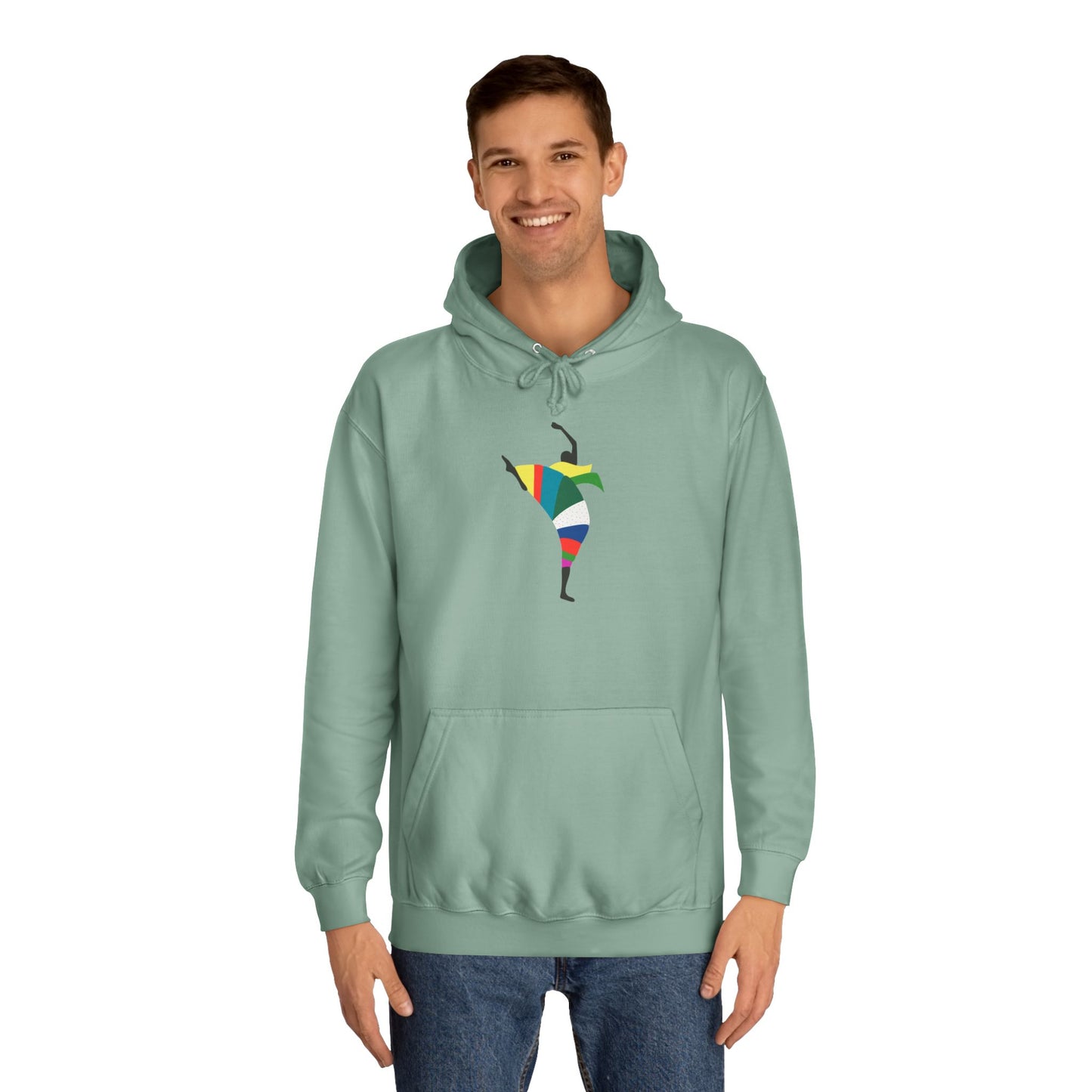 Colorful Dancer Unisex College Hoodie - Stylish Daily Wear