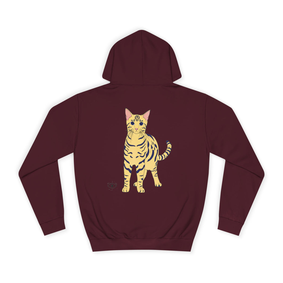 Benjamin The Cat Unisex College Hoodie