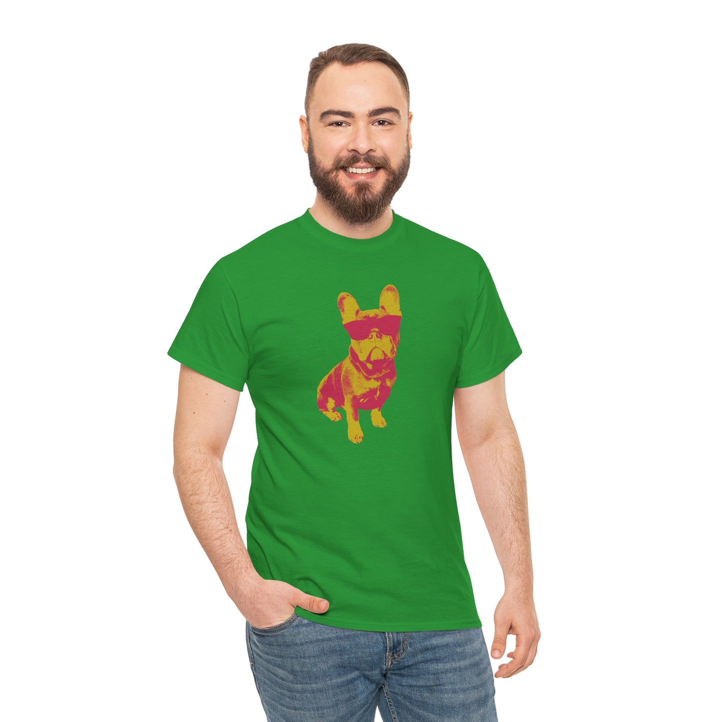 French Buldog Unisex Heavy Cotton Tee