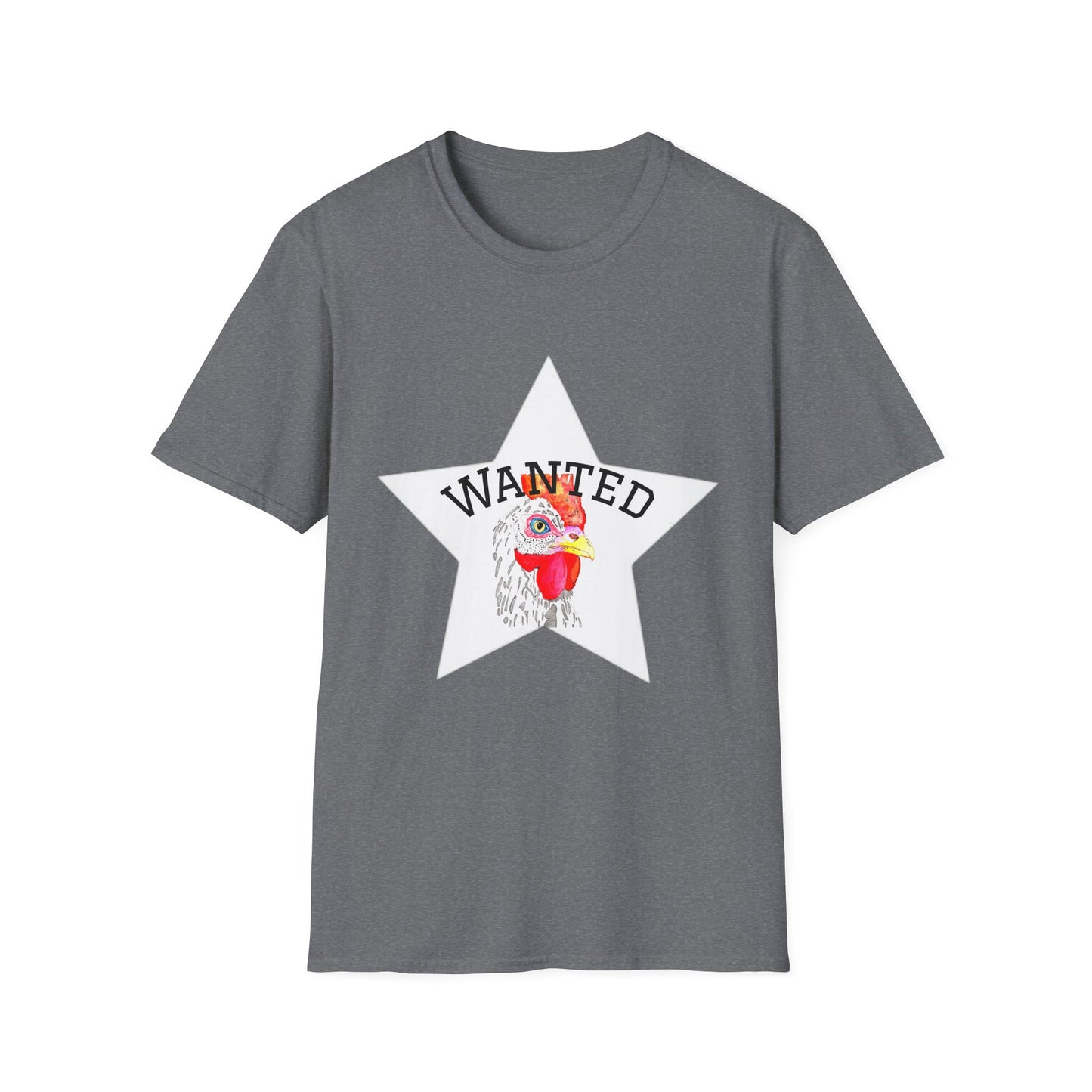 Wanted Heart T-Shirt | Unisex Softstyle Tee for Animal Lovers, Unique Gift, Casual Wear, Valentine's Day, Birthday, Fun Graphics