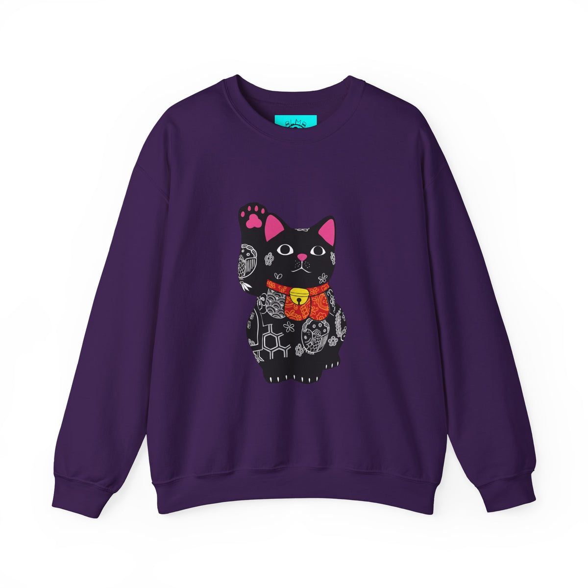 Good luck cat Unisex Heavy Blend™ Crewneck Sweatshirt