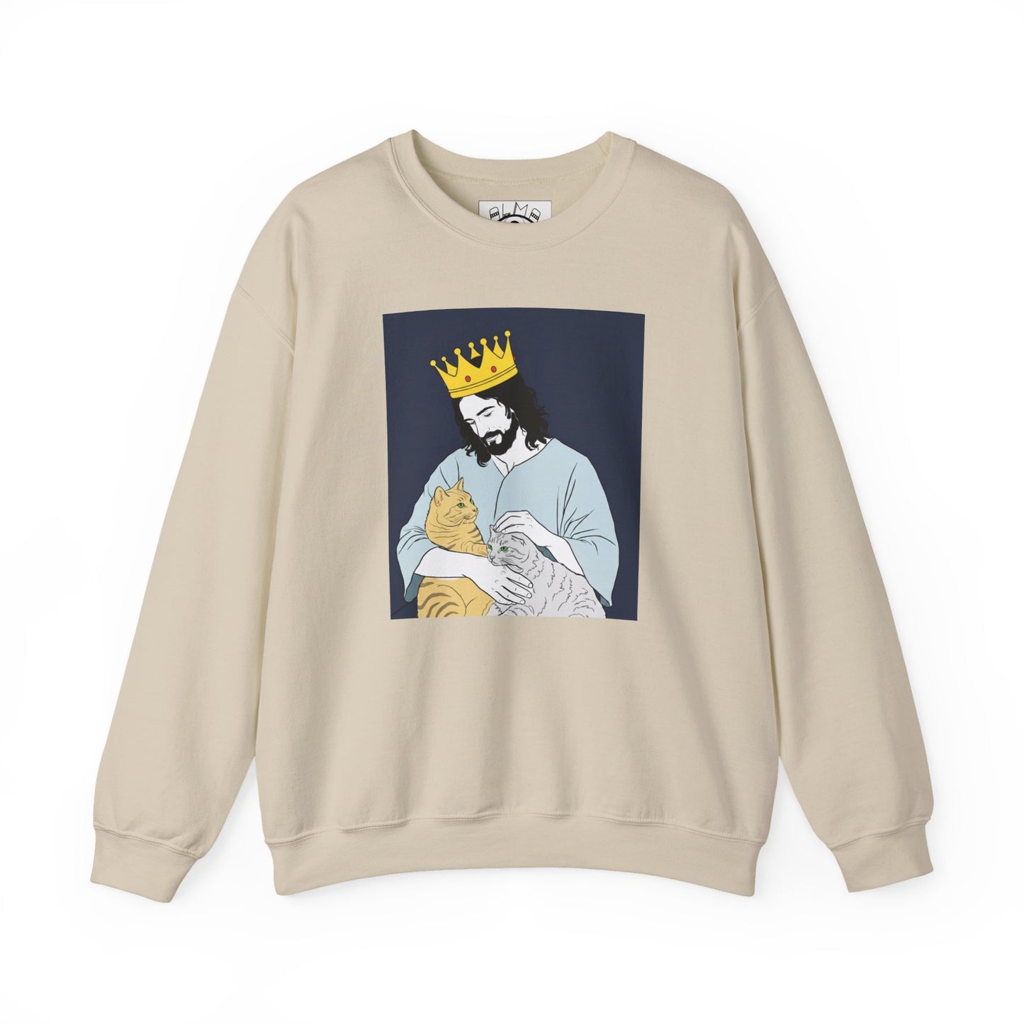 Jeus and cat Unisex Heavy Blend™ Crewneck Sweatshirt