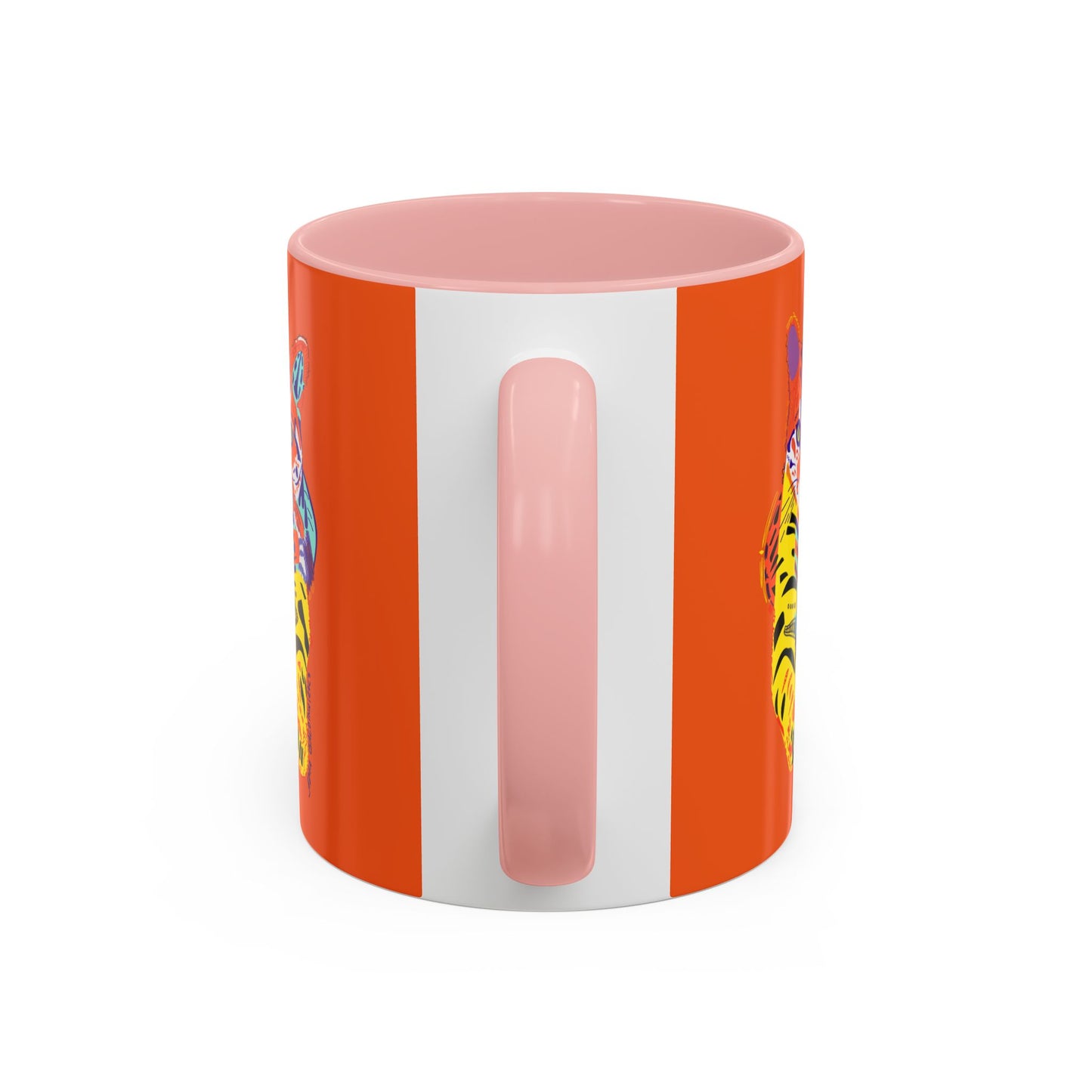 Mug - Tiger Design Accent Coffee Mug (11, 15oz)