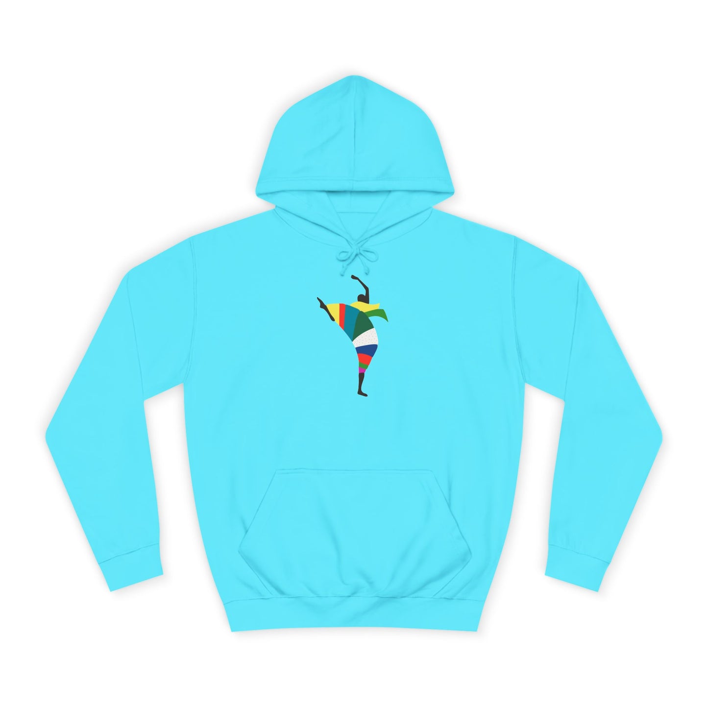 Colorful Dancer Unisex College Hoodie - Stylish Daily Wear